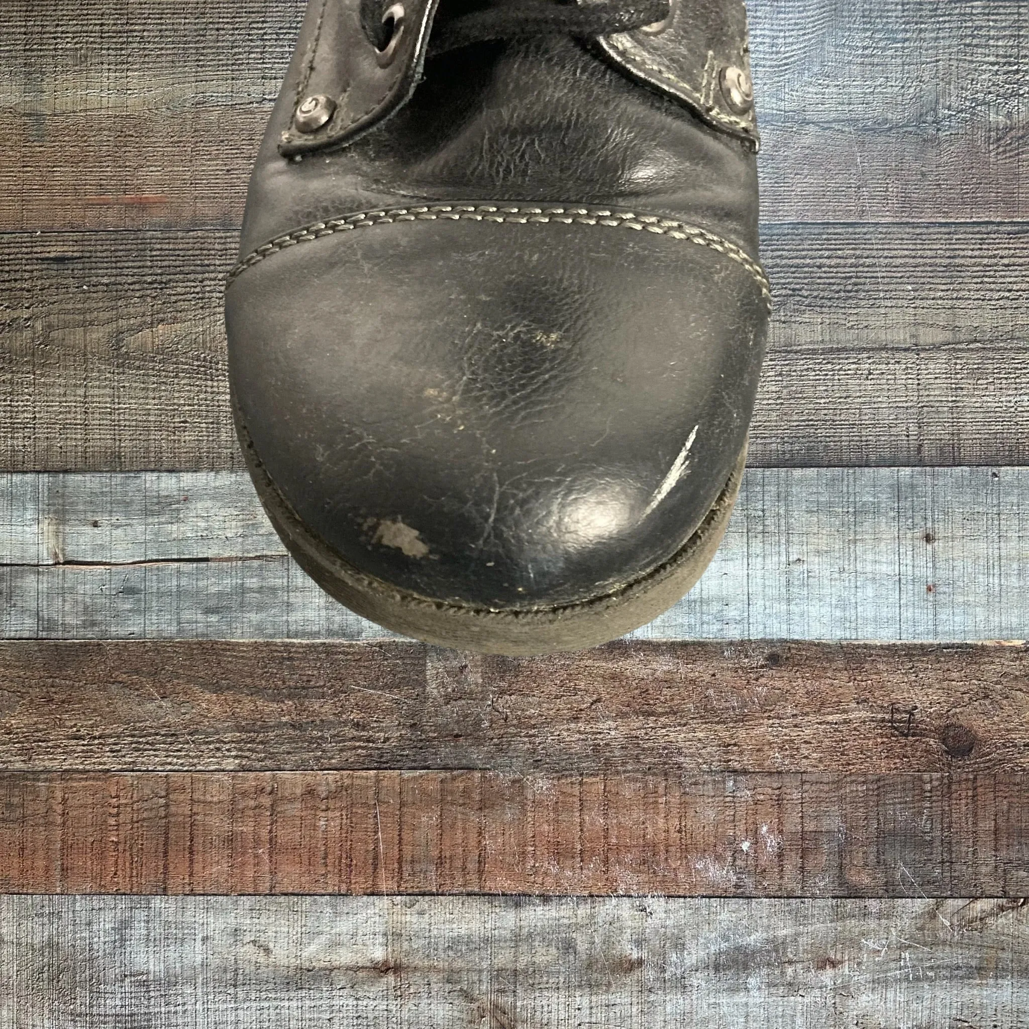 By Guess Black Combat Boots- Size 7 (see notes)