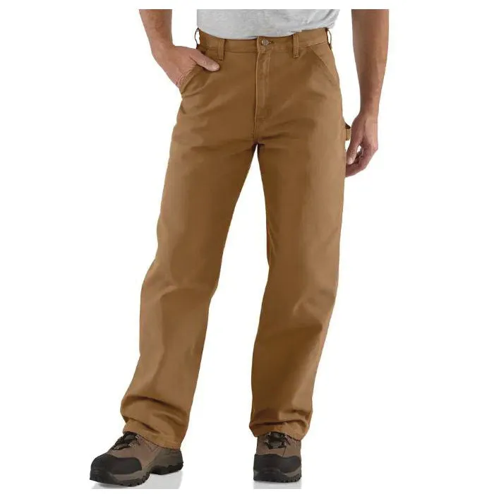 Carhartt® B11-BRN 34X32 Men's Utility Work Pants, 34 Waist, 32 Length, Loose Fit, Brown, Cotton
