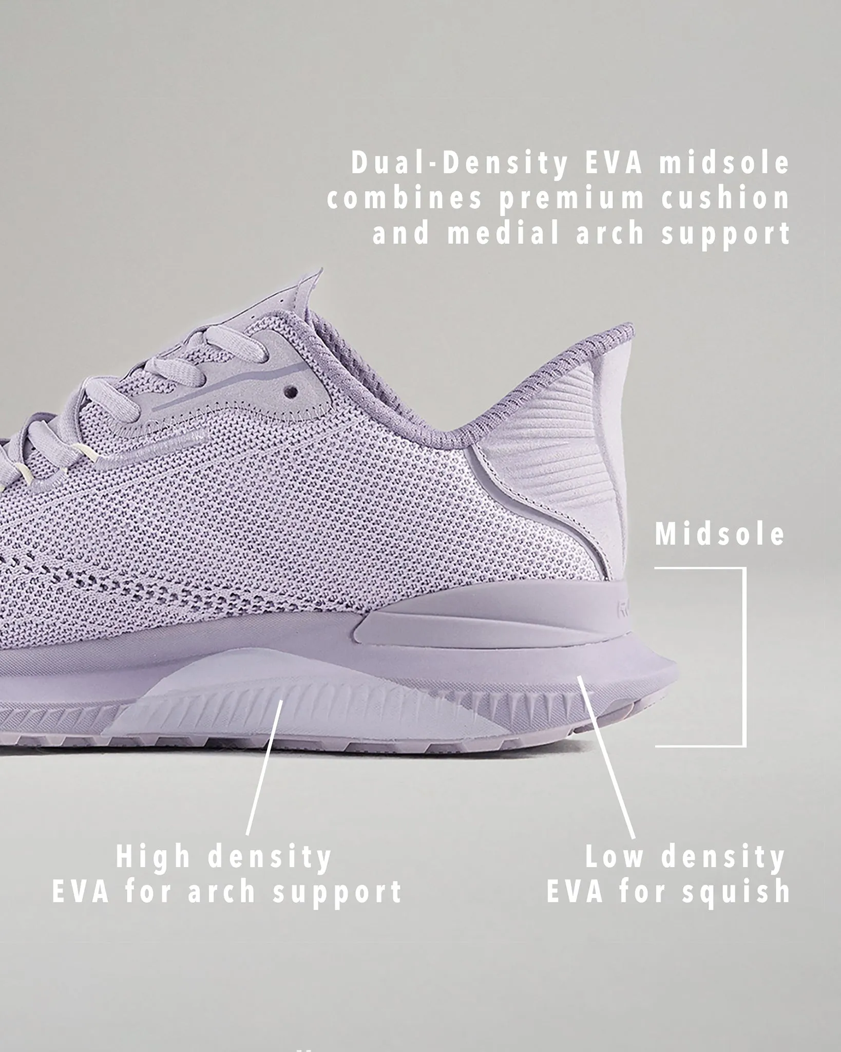 RUDIS Journey Knit Youth Training Shoes - Lavender