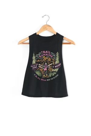 Trail Running Racerback Crop Top